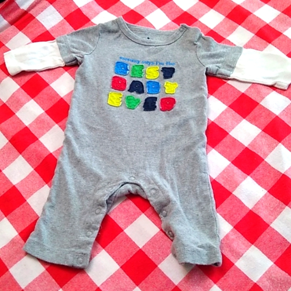 5/$15 Best Baby Ever👶 3 Months Jumpsuit
